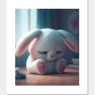 Lonely Bunny Posters and Art